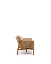Load image into Gallery viewer, Galea 2-seater sofa in FSC 100% solid teak wood and synthetic rattan 170,5cm - image 3