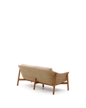 Load image into Gallery viewer, Galea 2-seater sofa in FSC 100% solid teak wood and synthetic rattan 170,5cm - image 4