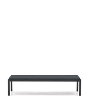 Load image into Gallery viewer, Sorells coffee table in grey aluminum 63 x 144,6 cm