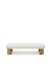 Load image into Gallery viewer, Labra coffee table in cement and acacia wood 140 x 70 cm FSC 100%