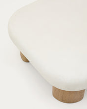 Load image into Gallery viewer, Labra coffee table in cement and acacia wood 140 x 70 cm FSC 100% - image 7
