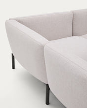 Load image into Gallery viewer, Sorells outdoor modular 5-seater corner sofa with beige upholstery and grey aluminium with teak tables 277 x 446cm FSC 100% - image 12