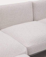 Load image into Gallery viewer, Sorells outdoor modular 5-seater corner sofa with beige upholstery and grey aluminium with teak tables 277 x 446cm FSC 100% - image 13