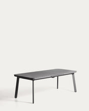 Load image into Gallery viewer, Izola extendable outdoor table in aluminium with graphite finish 220 (280) x 100cm - image 3