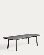 Load image into Gallery viewer, Izola extendable outdoor table in aluminium with graphite finish 220 (280) x 100cm - image 4