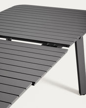 Load image into Gallery viewer, Izola extendable outdoor table in aluminium with graphite finish 220 (280) x 100cm - image 12