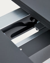 Load image into Gallery viewer, Izola extendable outdoor table in aluminium with graphite finish 220 (280) x 100cm - image 14