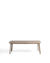 Load image into Gallery viewer, Izola extendable outdoor table in aluminium with taupe finish 220 (280) x 100 cm