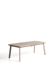 Load image into Gallery viewer, Izola extendable outdoor table in aluminium with taupe finish 220 (280) x 100 cm - image 3