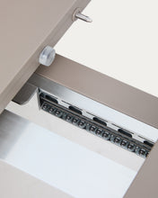 Load image into Gallery viewer, Izola extendable outdoor table in aluminium with taupe finish 220 (280) x 100 cm - image 17