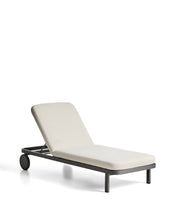 Load image into Gallery viewer, Kionia graphite aluminium sun lounger.