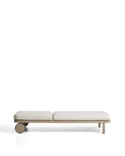 Load image into Gallery viewer, Kionia taupe aluminium sun lounger. - image 2