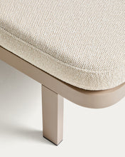 Load image into Gallery viewer, Kionia taupe aluminium sun lounger. - image 6