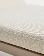 Load image into Gallery viewer, Kionia taupe aluminium sun lounger. - image 7
