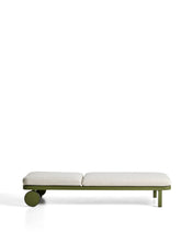 Load image into Gallery viewer, Kionia green aluminium sun lounger. - image 2