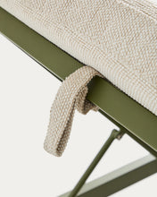 Load image into Gallery viewer, Kionia green aluminium sun lounger. - image 9