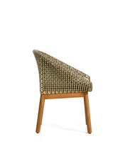 Load image into Gallery viewer, Olbia chair in synthetic rattan and FSC 100% solid teak wood - image 2