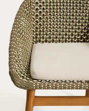 Load image into Gallery viewer, Olbia chair in synthetic rattan and FSC 100% solid teak wood - image 8