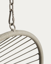 Load image into Gallery viewer, Livadi hanging armchair in steel and taupe rope cord - image 10