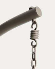 Load image into Gallery viewer, Livadi hanging armchair in steel and taupe rope cord - image 11
