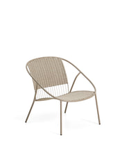 Load image into Gallery viewer, Stackable Atrani armchair in galvanized steel and taupe rope