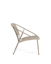 Load image into Gallery viewer, Stackable Atrani armchair in galvanized steel and taupe rope - image 2