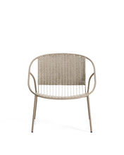 Load image into Gallery viewer, Stackable Atrani armchair in galvanized steel and taupe rope - image 4