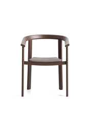 Load image into Gallery viewer, Erice stackable outdoor chair in aluminium and brown rope - image 4