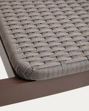 Load image into Gallery viewer, Erice stackable outdoor chair in aluminium and brown rope - image 10