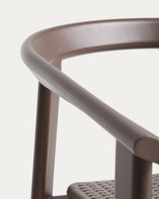Load image into Gallery viewer, Erice stackable outdoor chair in aluminium and brown rope - image 11