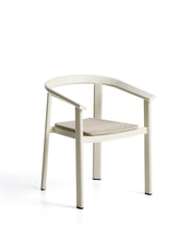 Load image into Gallery viewer, Erice stackable outdoor chair in aluminium and ecru rope