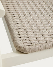 Load image into Gallery viewer, Erice stackable outdoor chair in aluminium and ecru rope - image 7