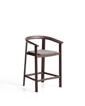 Load image into Gallery viewer, Erice stool in aluminium and brown rope cord 65cm