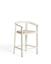 Load image into Gallery viewer, Erice stool in aluminium and ecru rope cord 65cm
