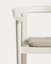 Load image into Gallery viewer, Erice stool in aluminium and ecru rope cord 65cm - image 8