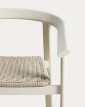 Load image into Gallery viewer, Erice stool in aluminium and ecru rope cord 75cm - image 6