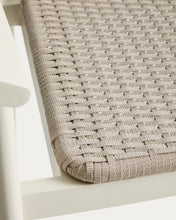 Load image into Gallery viewer, Erice stool in aluminium and ecru rope cord 75cm - image 7