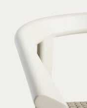 Load image into Gallery viewer, Erice stool in aluminium and ecru rope cord 75cm - image 8