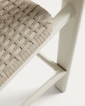 Load image into Gallery viewer, Erice stool in aluminium and ecru rope cord 75cm - image 9