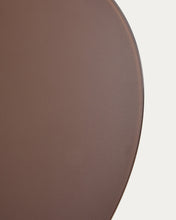 Load image into Gallery viewer, Erice round table in aluminium and brown tempered glass Ø120 cm - image 8