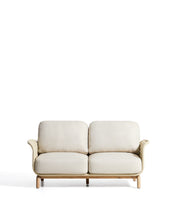 Load image into Gallery viewer, Alipa 2-seater sofa in solid acacia wood and ecru rope cord 165 cm FSC 100%