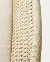 Load image into Gallery viewer, Alipa 2-seater sofa in solid acacia wood and ecru rope cord 165 cm FSC 100% - image 8