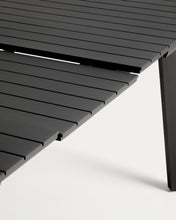 Load image into Gallery viewer, Izola extendable outdoor table in aluminium with graphite finish 185 (235) x 100cm - image 11