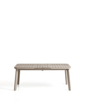 Load image into Gallery viewer, Izola extendable outdoor table in aluminium with taupe finish 185 (235) x 100 cm