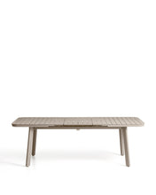Load image into Gallery viewer, Izola extendable outdoor table in aluminium with taupe finish 185 (235) x 100 cm - image 2