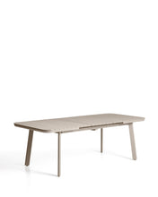 Load image into Gallery viewer, Izola extendable outdoor table in aluminium with taupe finish 185 (235) x 100 cm - image 4