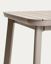Load image into Gallery viewer, Izola extendable outdoor table in aluminium with taupe finish 185 (235) x 100 cm - image 10