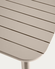 Load image into Gallery viewer, Izola extendable outdoor table in aluminium with taupe finish 185 (235) x 100 cm - image 13