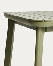 Load image into Gallery viewer, Izola extendable outdoor table in aluminium with green finish 185 (235) x 100cm - image 8