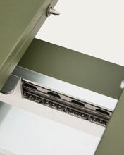 Load image into Gallery viewer, Izola extendable outdoor table in aluminium with green finish 185 (235) x 100cm - image 14